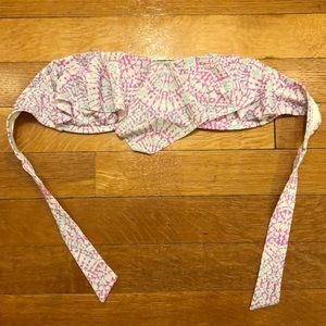 Strapless bikini top